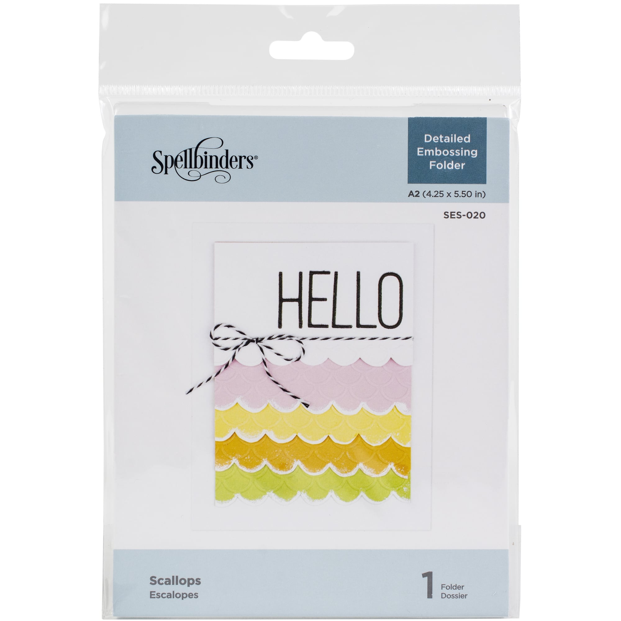 Spellbinders® Scallops Embossing Folder